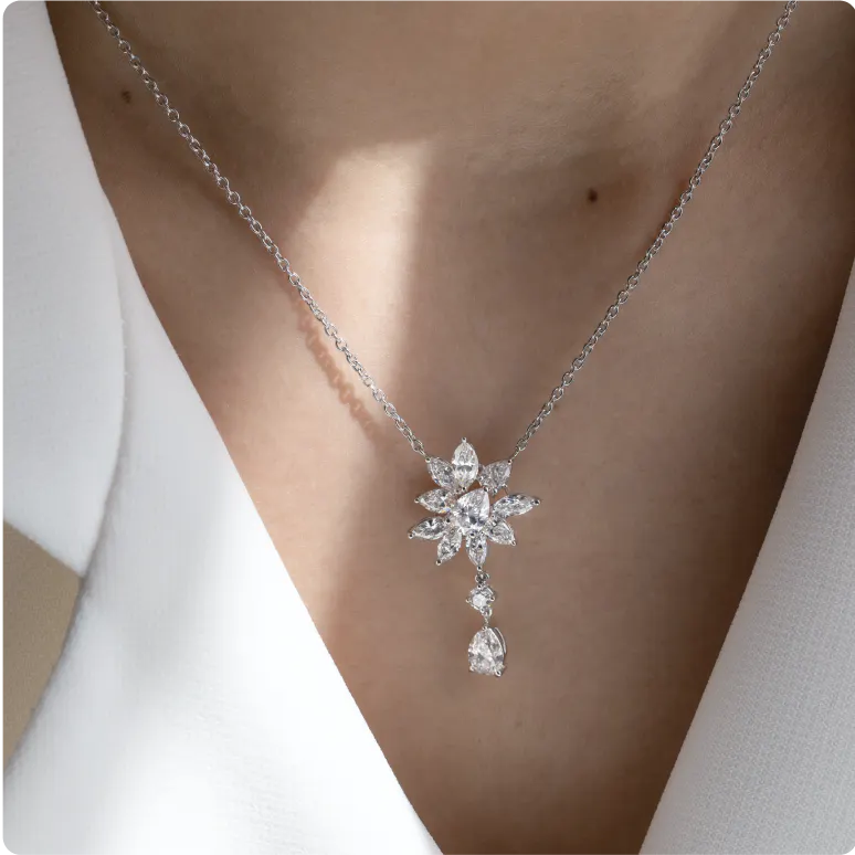 Diamant Halsketten