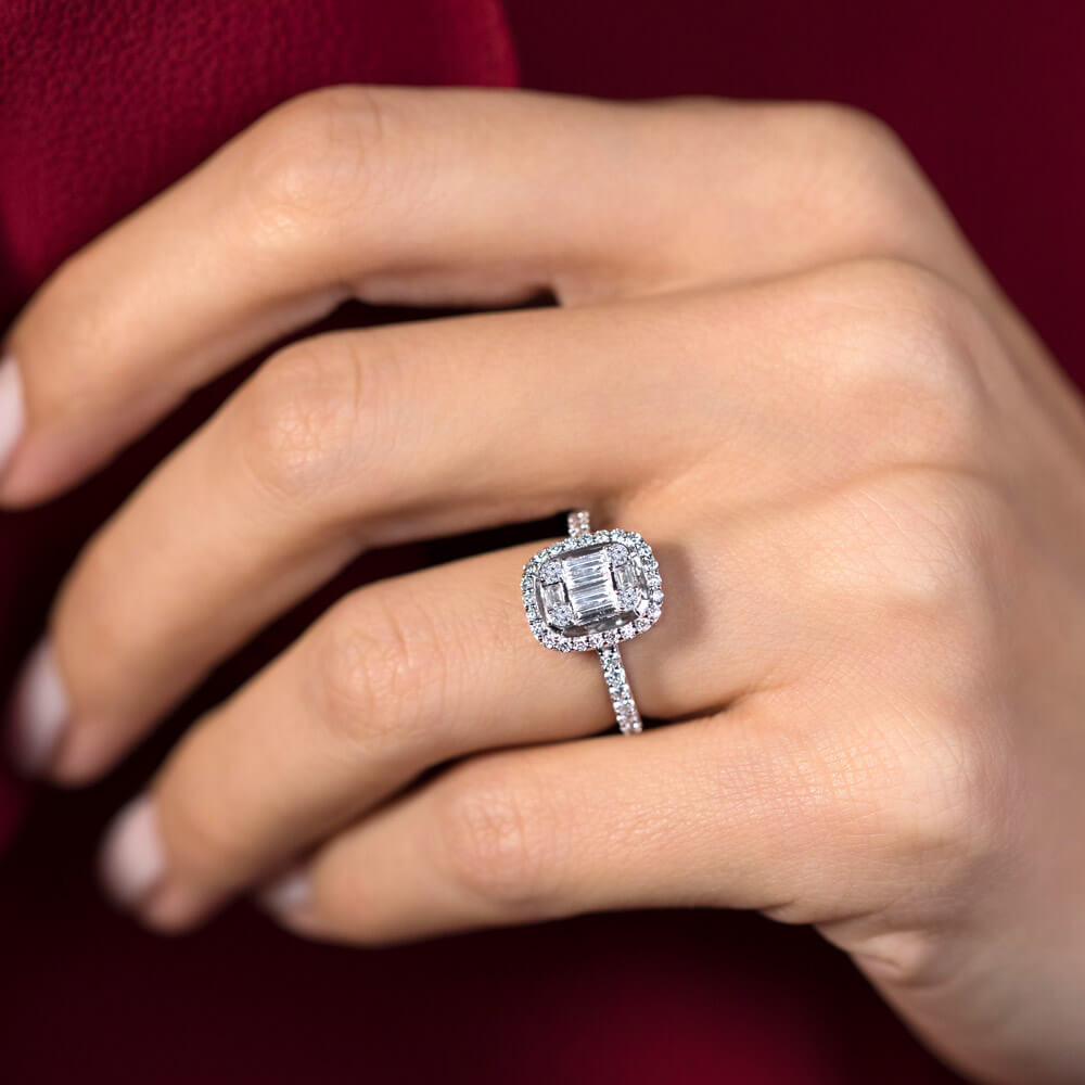 Baguette Diamantring