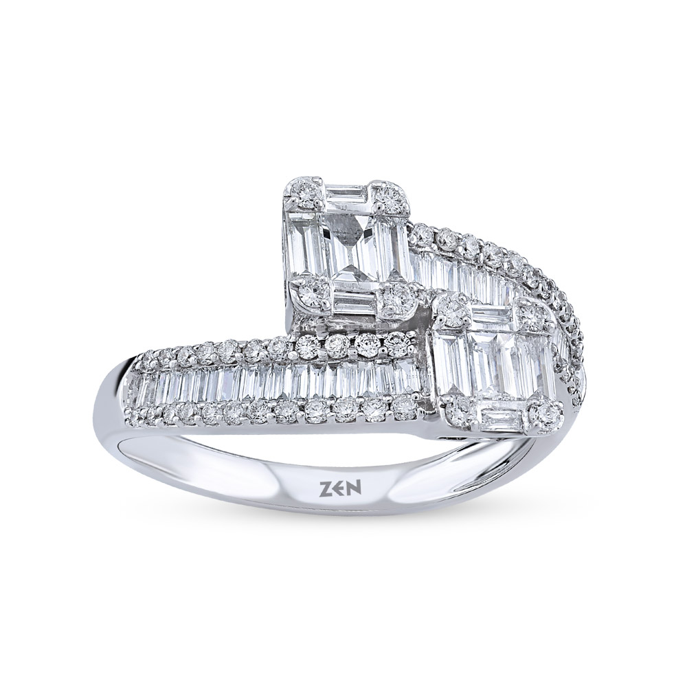 Zweisamkeit Baguette Diamantring