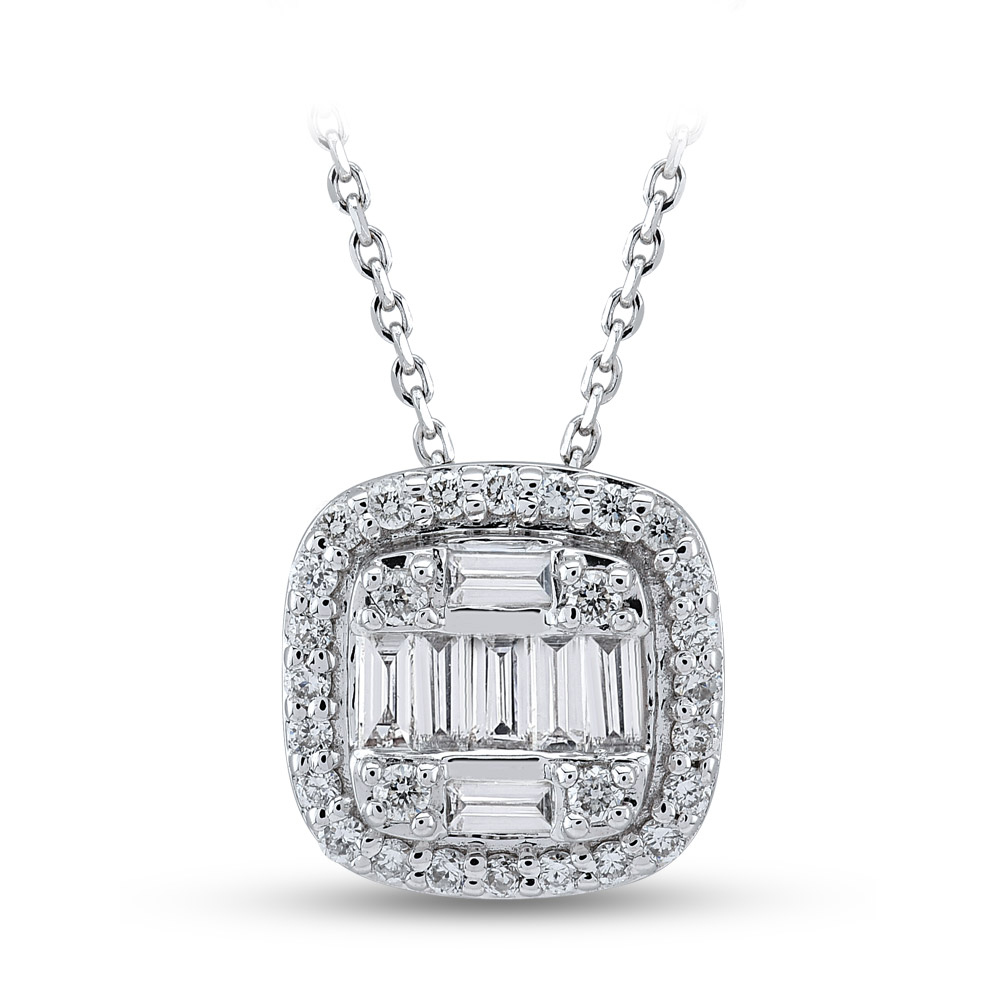 Baguette Diamant Halskette