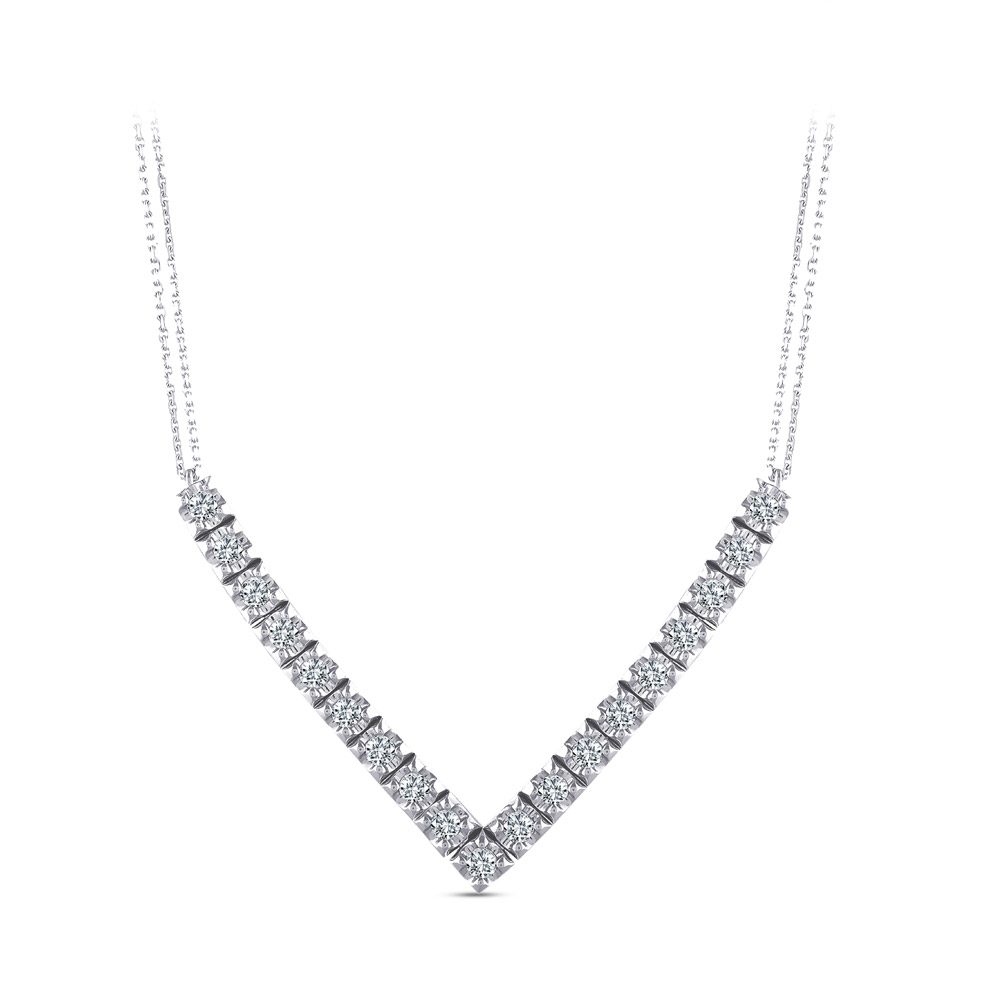 Diamant Tennis Halskette