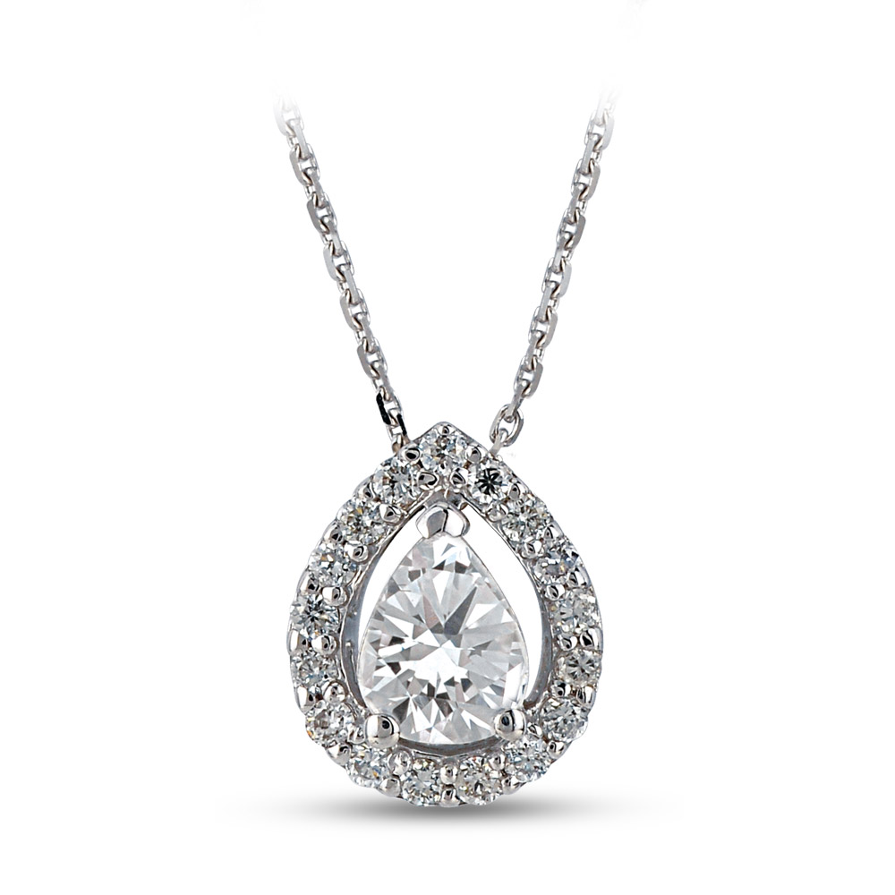 Rose-Cut Diamant Halskette