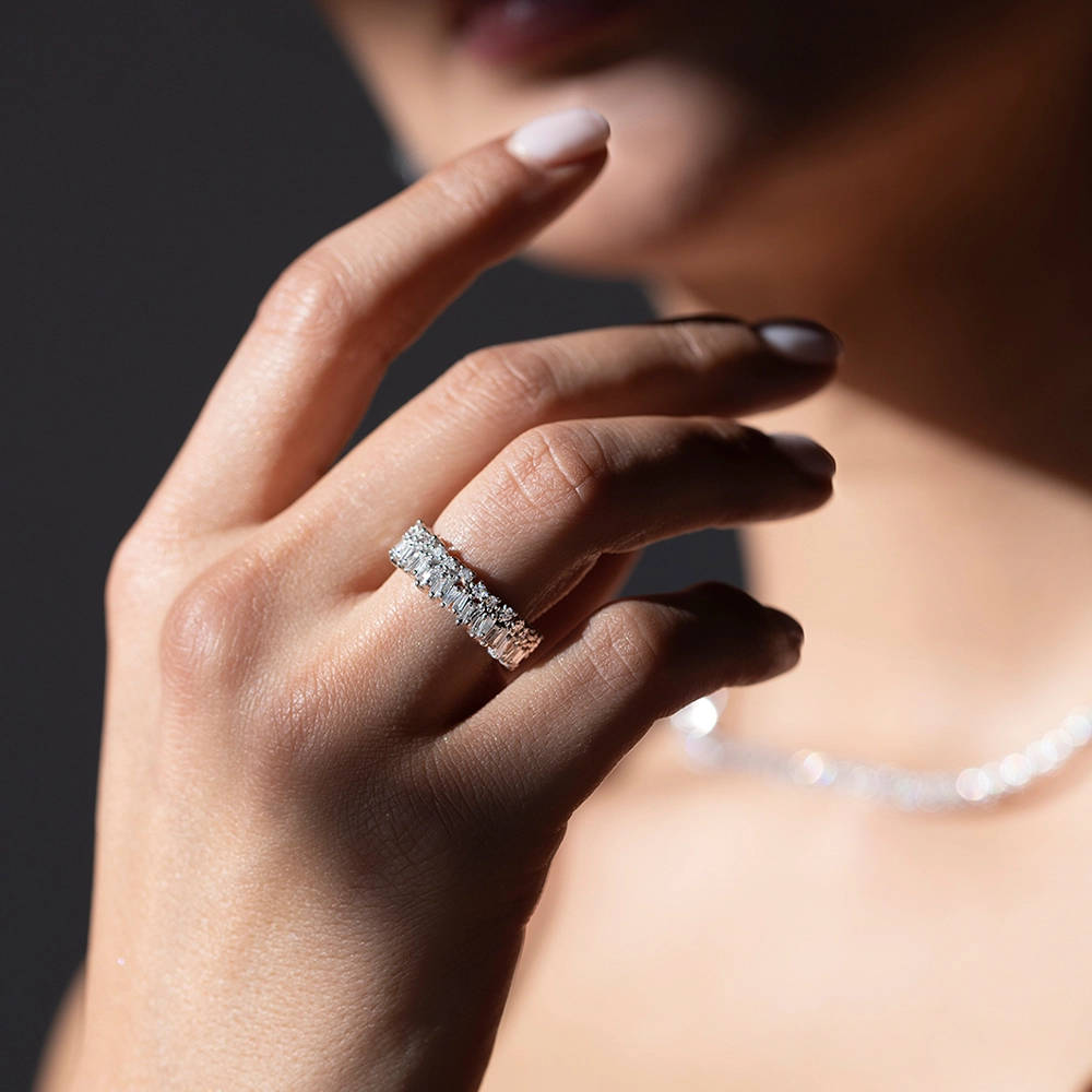 Baguette Memoire Ring